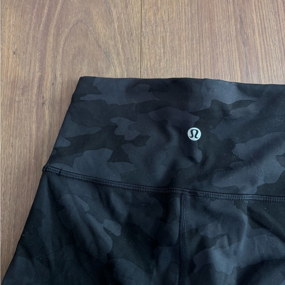 Lulu Black Camo Shorts - Picture 2 of 3